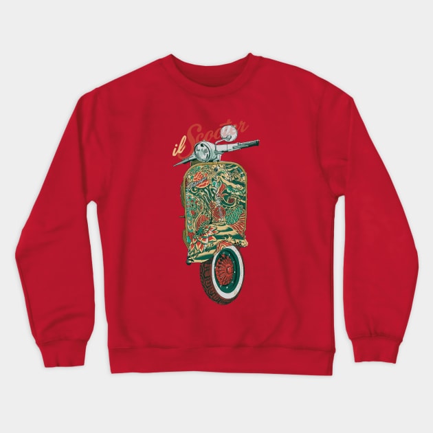 il Scooter Crewneck Sweatshirt by yoshi_amtha